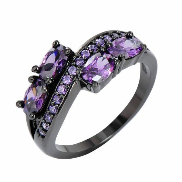 Amethyst | Amethyst Black Gold