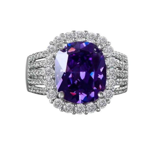 Amethyst | Amethyst Gemstone Silver Resizable