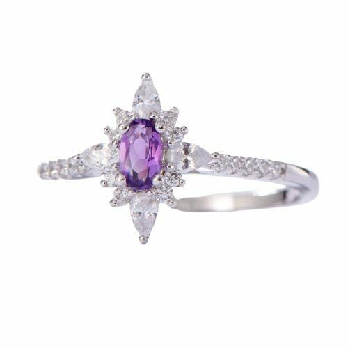 Amethyst | Magnificent Natural Amethyst White Topaz Green