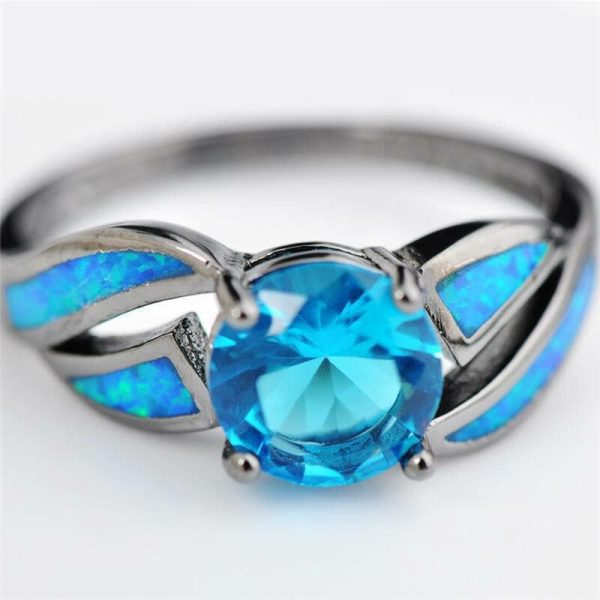 Black Opal | Blue Fire Aquamarine Opal