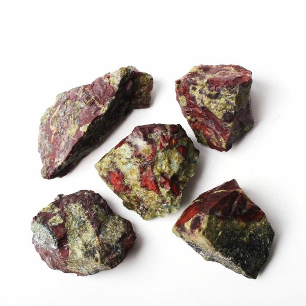 Bloodstone | 2pcs or More Irregular Shape Dragon Bloodstone Crystals