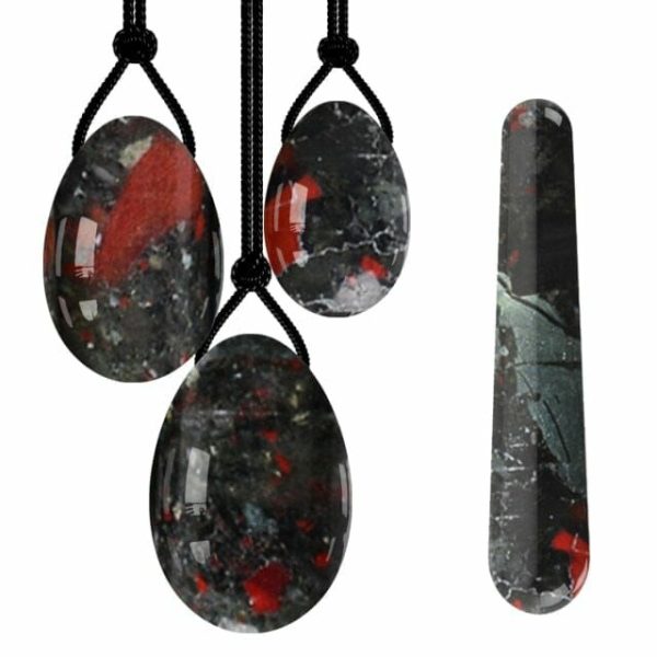 Bloodstone | Bloodstone Yoni Egg Wand Set