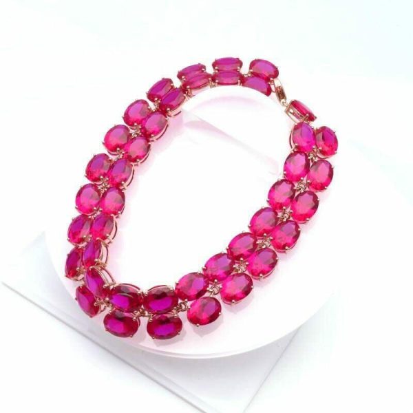 Bracelets | Oval Ruby String Bracelet