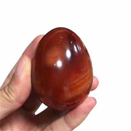 Carnelian | Natural Carnelian Eggs Quartz Crystals Healing Gemstone Agate Yoni Eggs