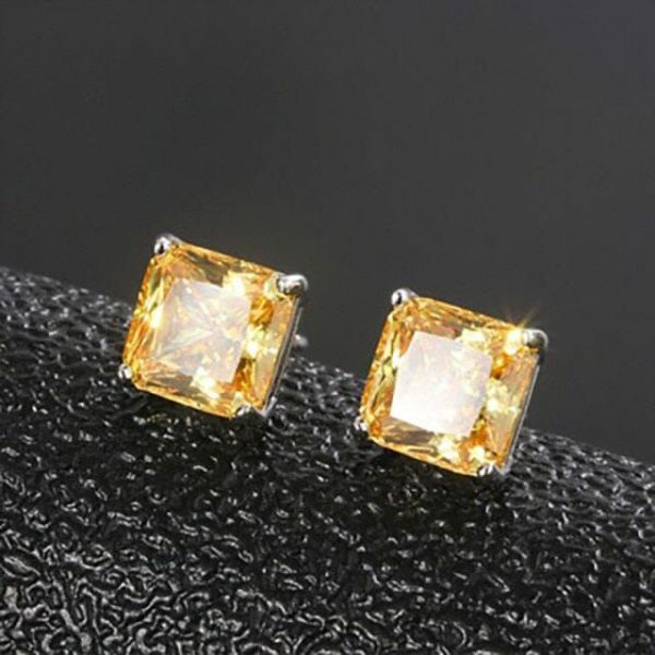 Citrine | Classic Style Citrine Set – 925 Sterling Silver