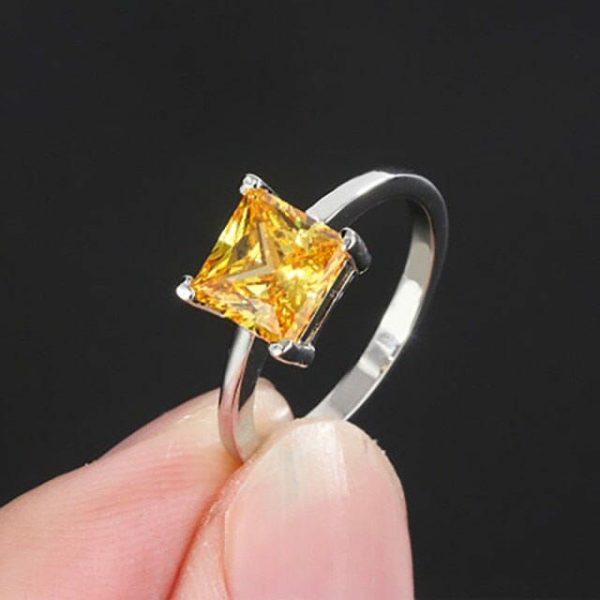 Citrine | Classic Style Citrine Set – 925 Sterling Silver