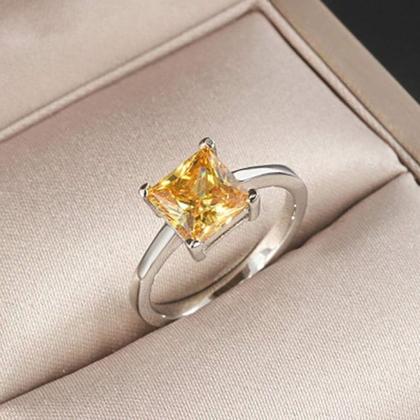 Citrine | Classic Style Citrine Set – 925 Sterling Silver