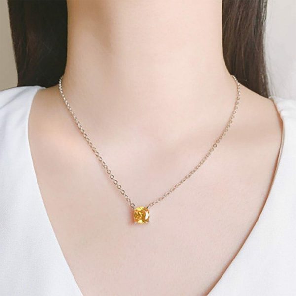 Citrine | Classic Style Citrine Set – 925 Sterling Silver