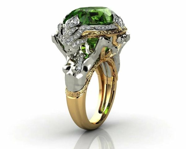 Emerald | 14K Yellow Gold Natural Emerald Gemstone