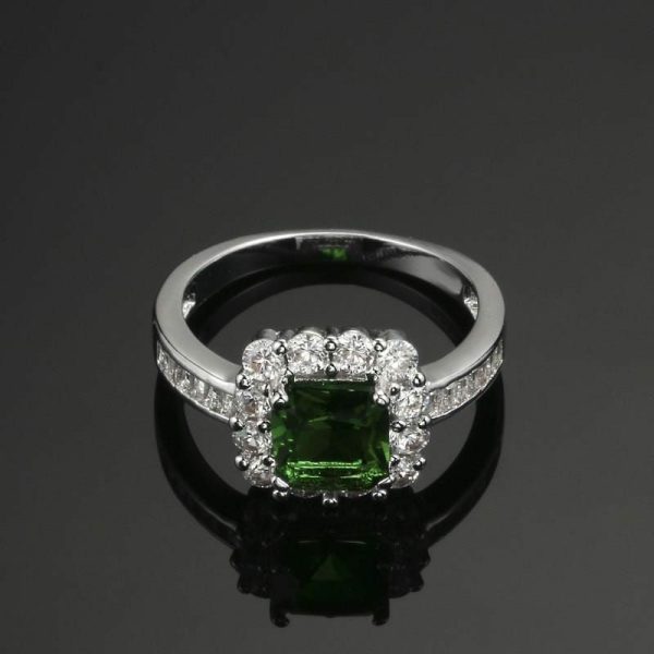 Emerald | Beautiful Emerald Silver Plated