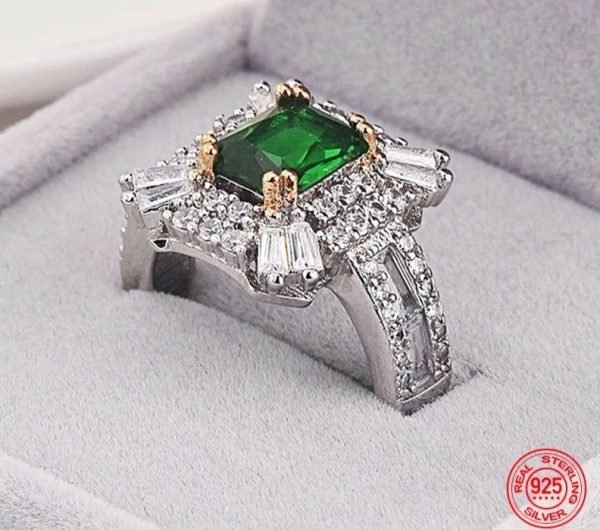 Emerald | Charm Emeraldin 925 Sterling Silver