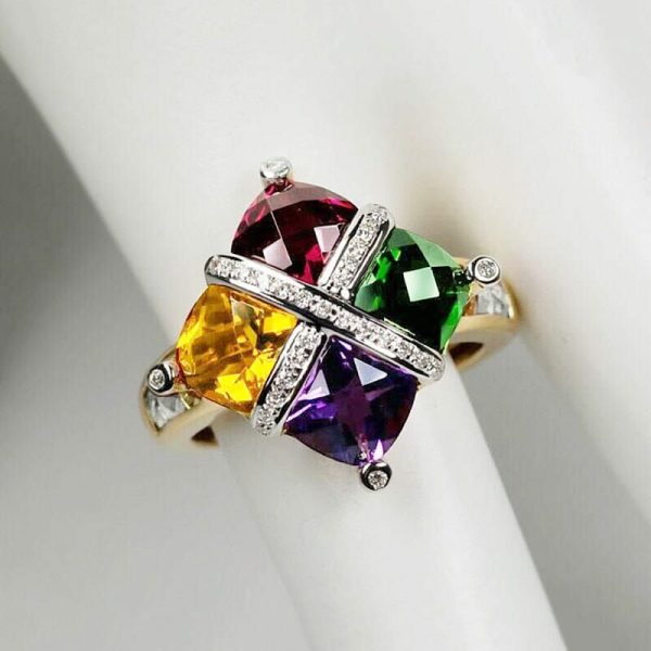 Emerald | Colorful Amethyst Topaz Emerald Ruby Gold