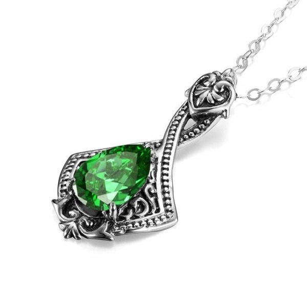 Emerald | Elegant Vintage Emerald – 925 Sterling Silver