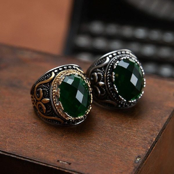 Emerald | Emerald Zircon Gothic Crown Multi