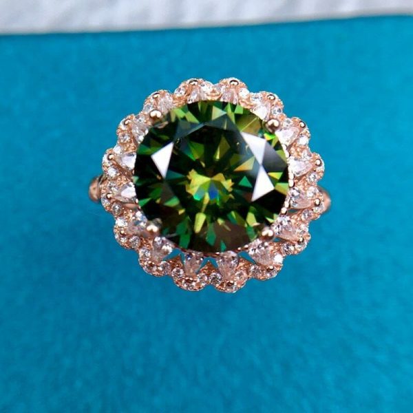 Emerald | Luxury Stunning Huge Emerald- Adjustable Gold