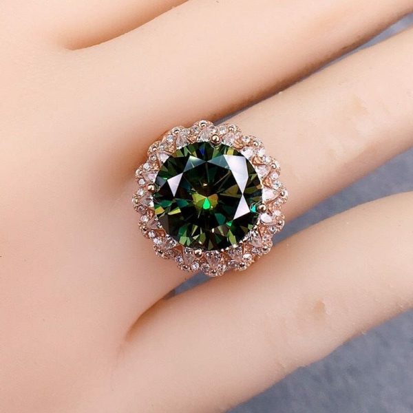 Emerald | Luxury Stunning Huge Emerald- Adjustable Gold