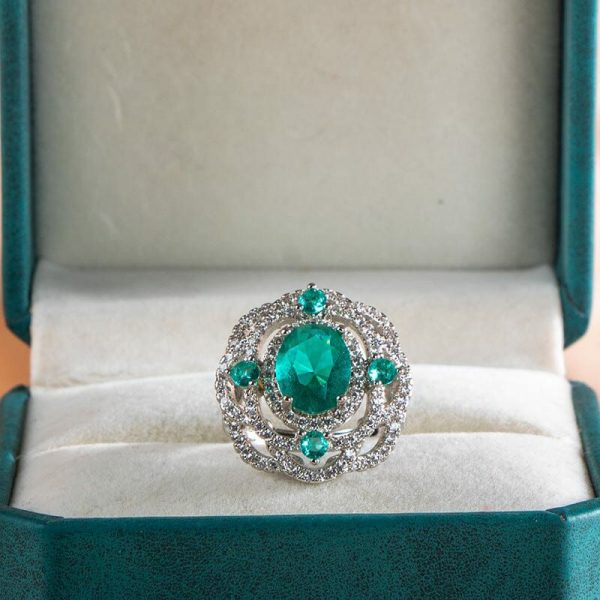 Emerald | Queen Style Emerald- 925 Sterling Silver