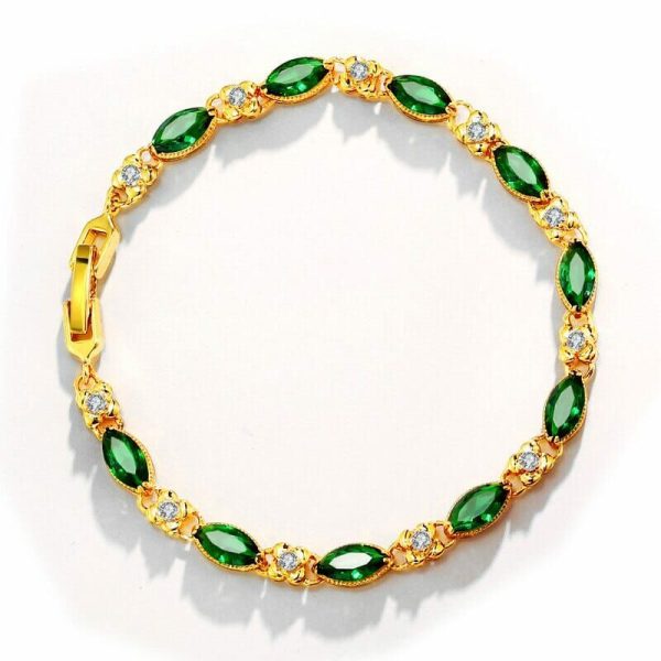 Emerald | Ruby, Emerald, Diamond and Multicolor Gemstones Gold Plated