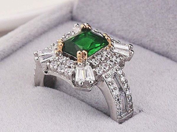 Emerald | Starburst Emerald Zircon Silver