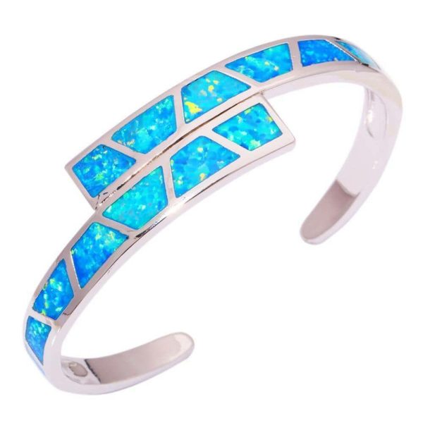 Fire Opal | Blue Fire Opal Bracelet