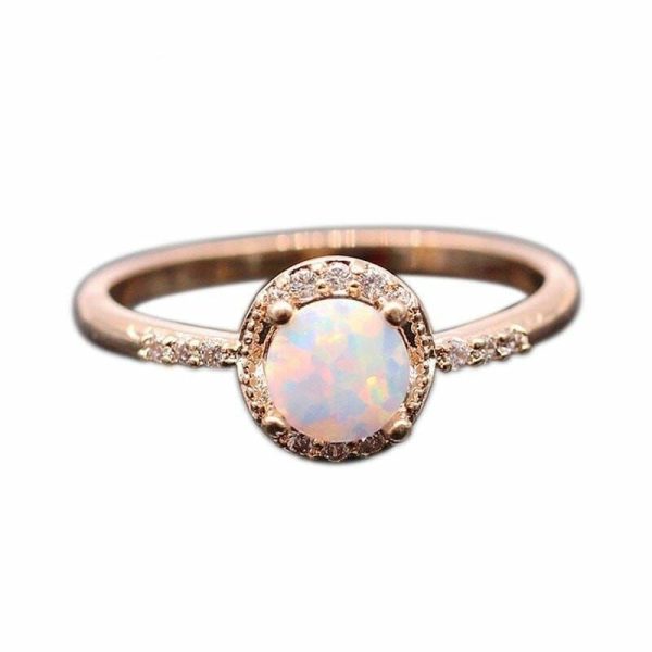 Fire Opal | Champagne Gold White Fire Opal