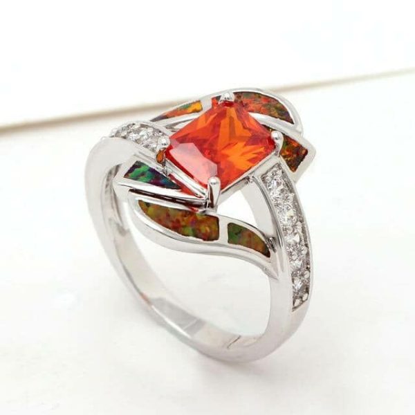 Fire Opal | Orange Fire Opal Diamonds