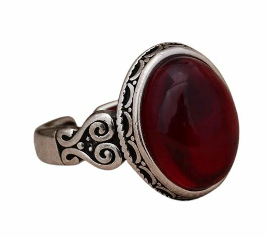 Garnet | Garnet Stone Flower Thai Silver Ladies Wedding Xzbt2516 J0651