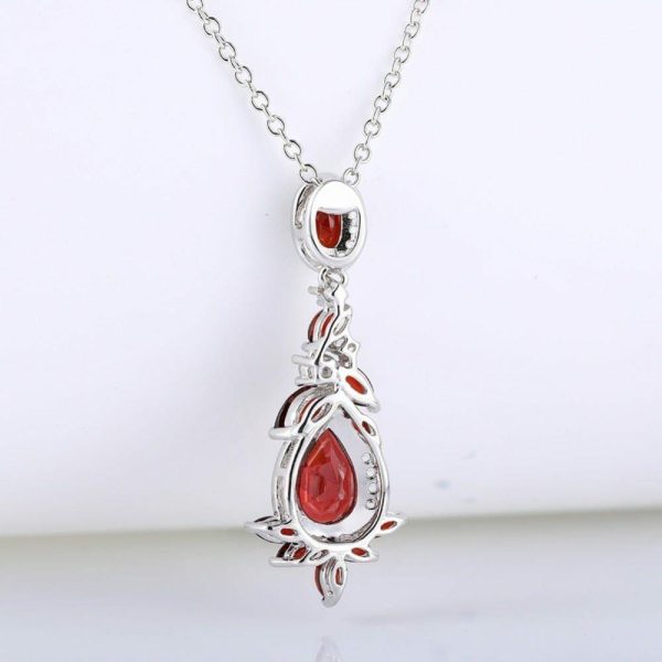 Garnet | Handmade Garnet Pendant – 925 Sterling Silver