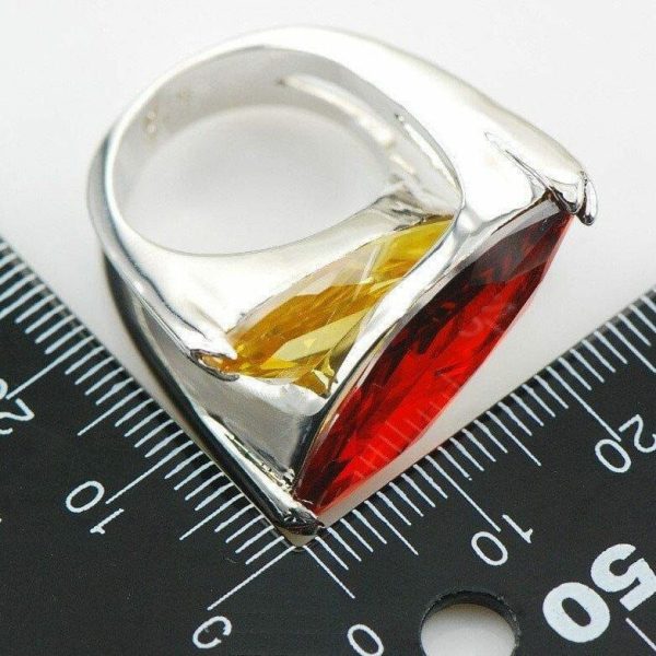 Garnet | Huge Garnet Citrine 925 Sterling Silver