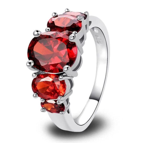 Garnet | Scarlet 5 Stone Garnet