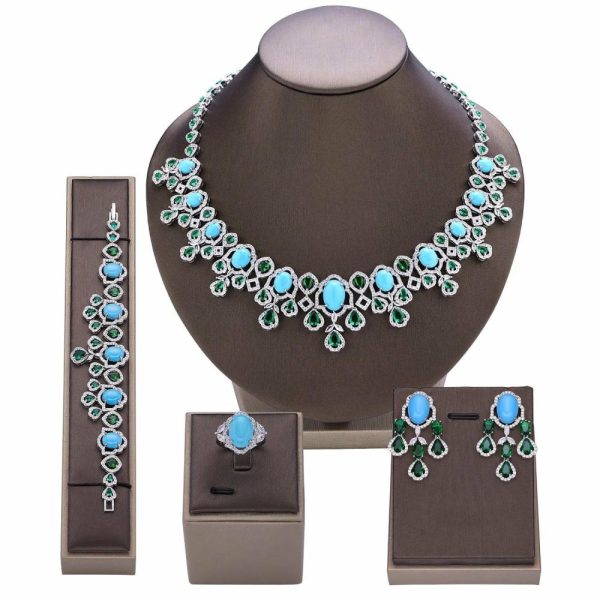 Jewelry Sets | 4-piece Turquoise Set Jewelry