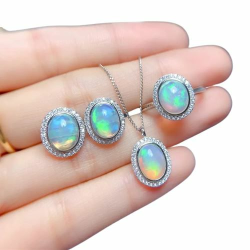 Jewelry Sets | 7*9MM Opal,, Earring and Jewelry Set