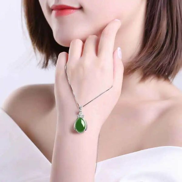 Necklaces | Pure Natural Emerald Pendant Emerald