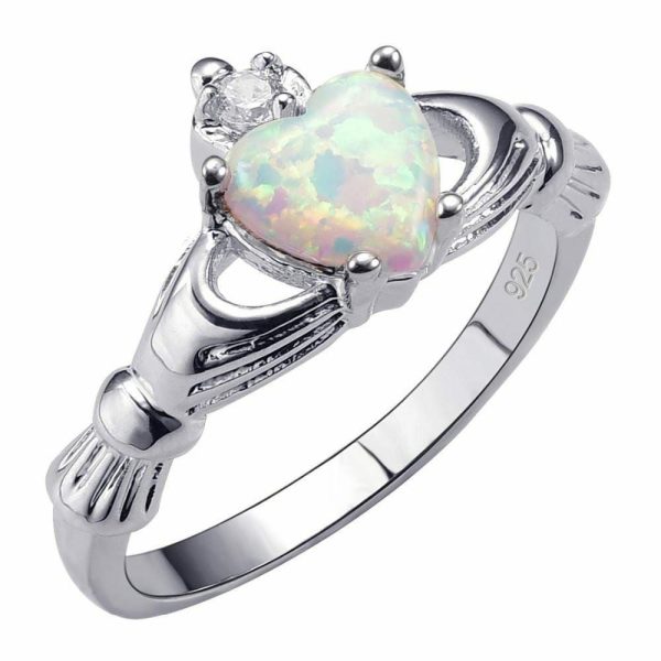 Opal | A White Fire Opal 925 Sterling Silver