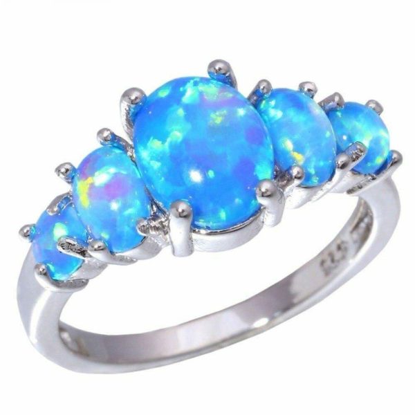 Opal | Blue Fire Opal Silver