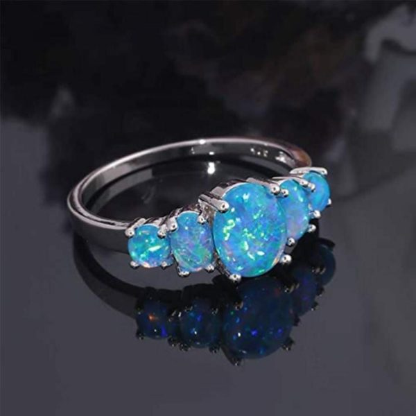 Opal | Blue Fire Opal Silver