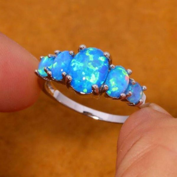 Opal | Blue Fire Opal Silver