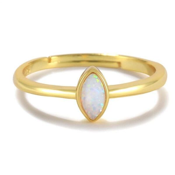 Opal | Charm Sparkling Opal Finger ( Adjustable )