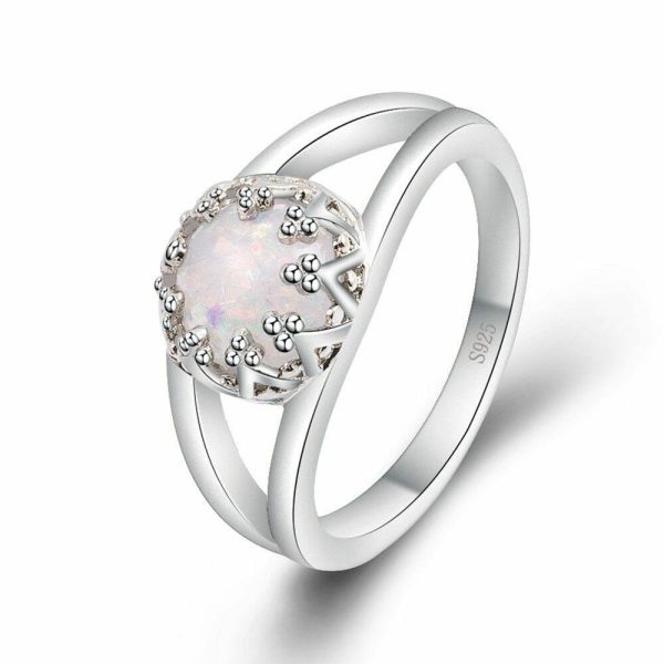 Opal | Fashion Trendy Bud Shaped Opal- 925 Sterling Silver