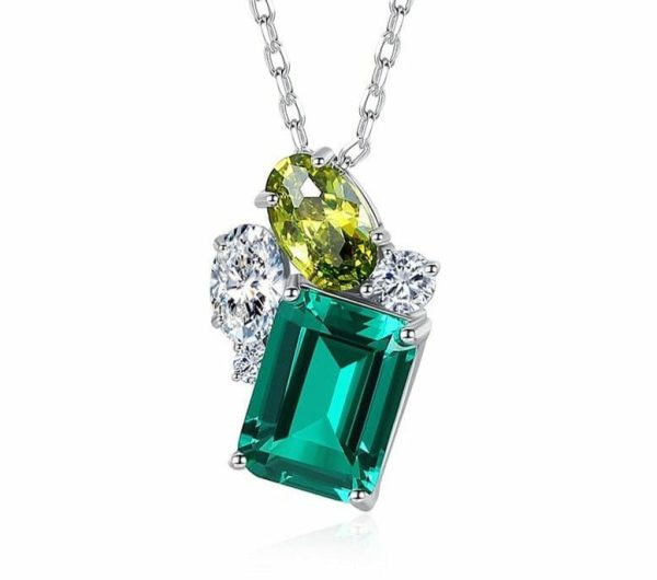 Peridot | Emerald and Peridot Gemstone 925 Sterling Silver