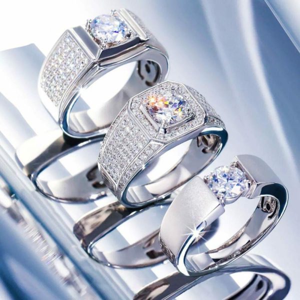 Rings | Elegant Moissanite 925 Sterling Silver