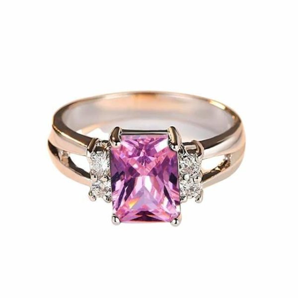 Rings | Elegant Pink Sapphire Gold