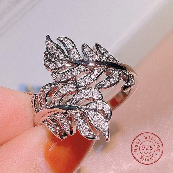 Rings | Princess Feather Design- 925 Sterling Silver Silver