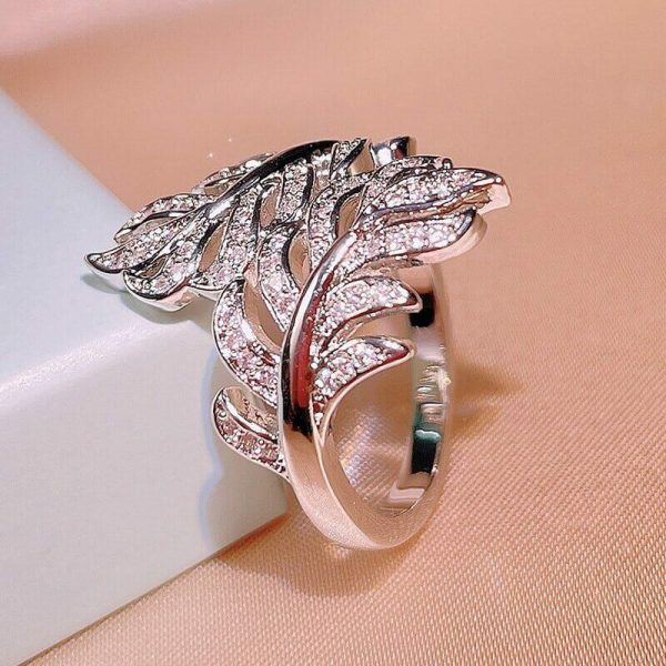 Rings | Princess Feather Design- 925 Sterling Silver Silver