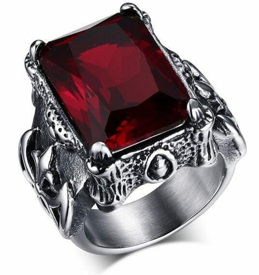 Rings | Retro RubyFor Men