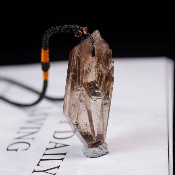 Smoky Quartz | Natural Irregular Smokey Quartz Pendant 925 Sterling Silver