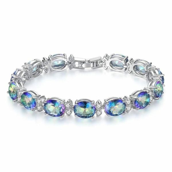 Bracelets | Rainbow Mystic Topaz Crystal Bracelet